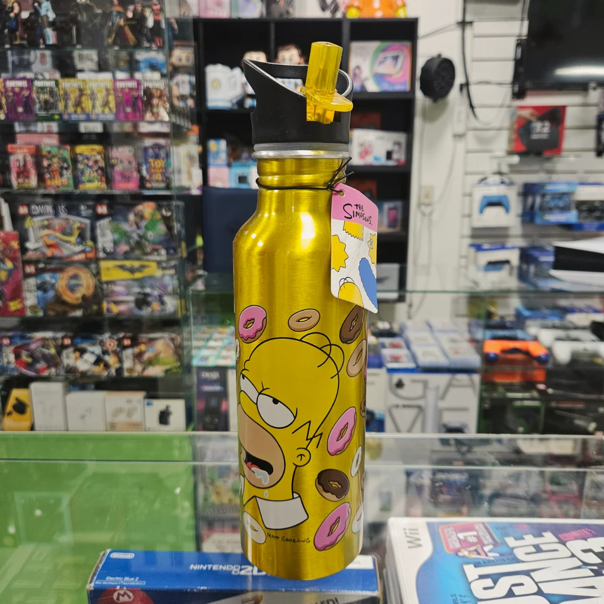 Botella Aluminio Hidratante Original Disney Los Simpsons Homero