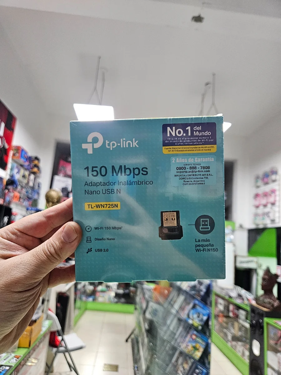 Adaptador Wi-Fi Nano USB TP-Link TL-WN725N 150 Mbps