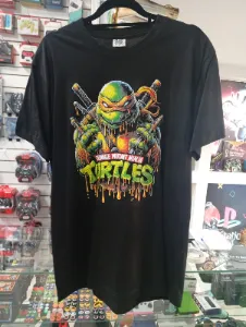Remera negra Tortugas Ninja