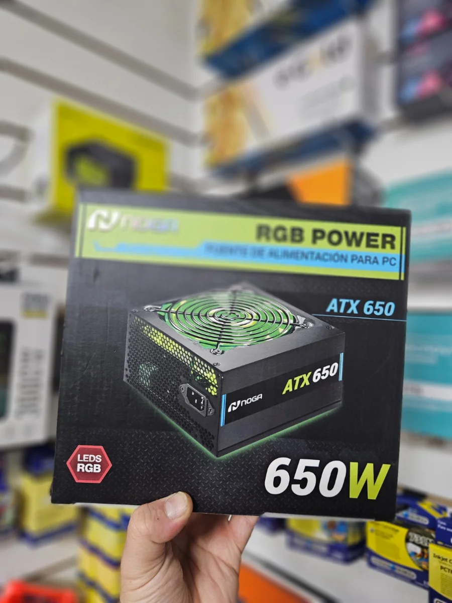 Fuente de Alimentación Noga ATX 650W RGB