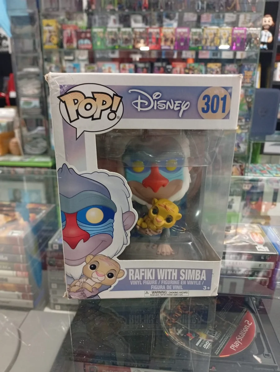 Figura coleccionable Rafiki con Simba 301 - El Rey León