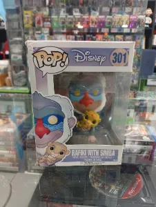 Figura coleccionable Rafiki con Simba 301 - El Rey León
