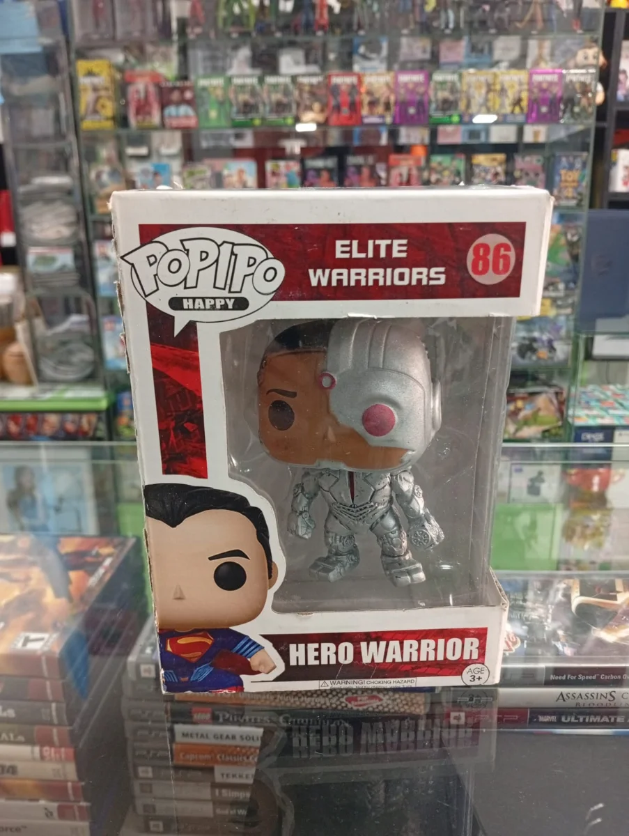 Figura coleccionable Héroe con armadura plateada 86 - Elite Warriors