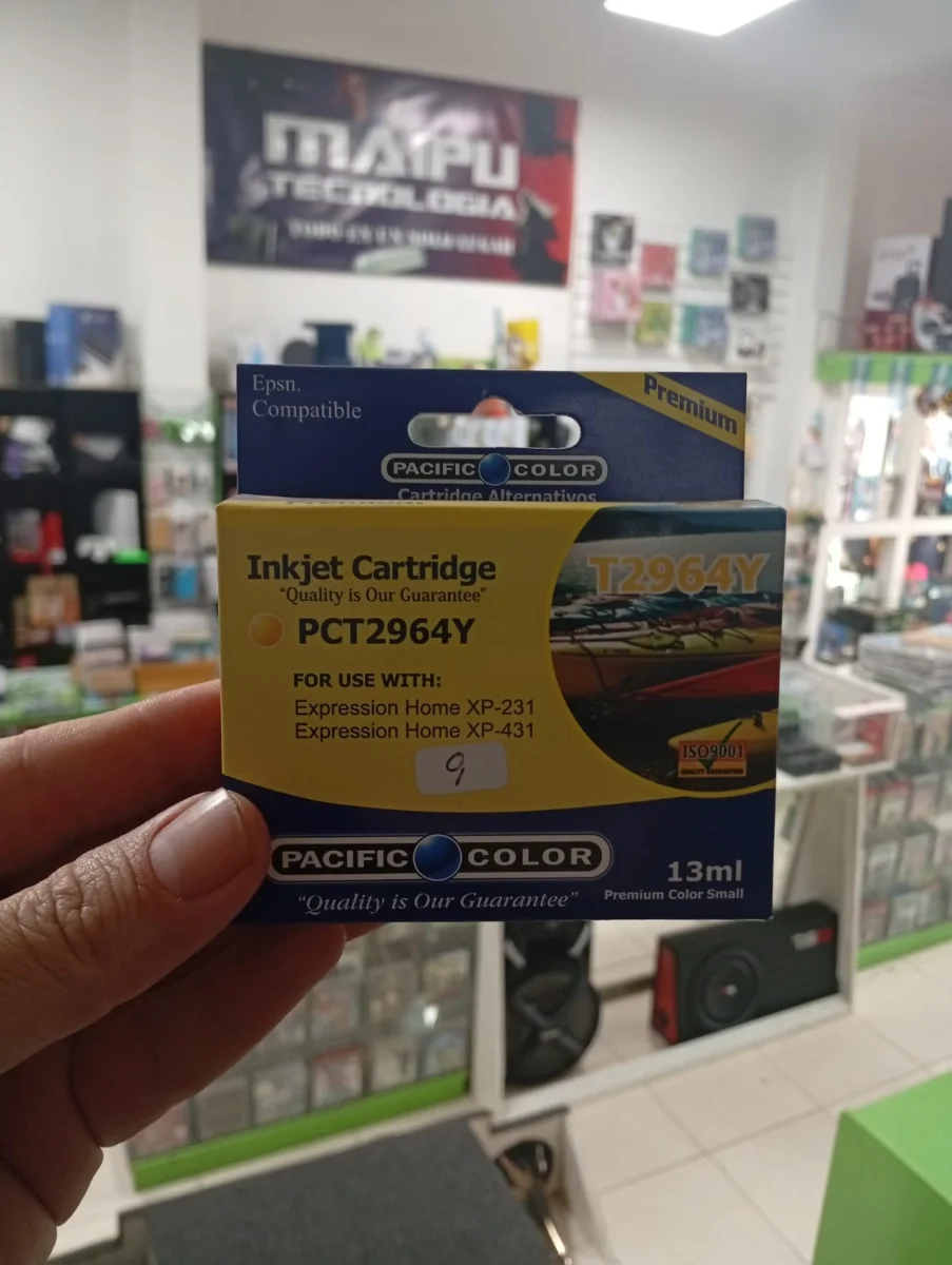 Cartucho de tinta Pacific Color Epson T2964 amarillo