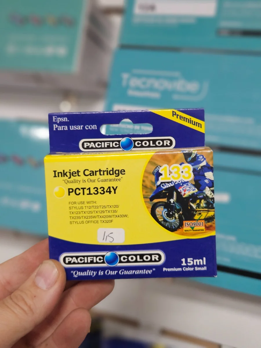 Cartucho de Tinta Pacific Color PCT-334Y