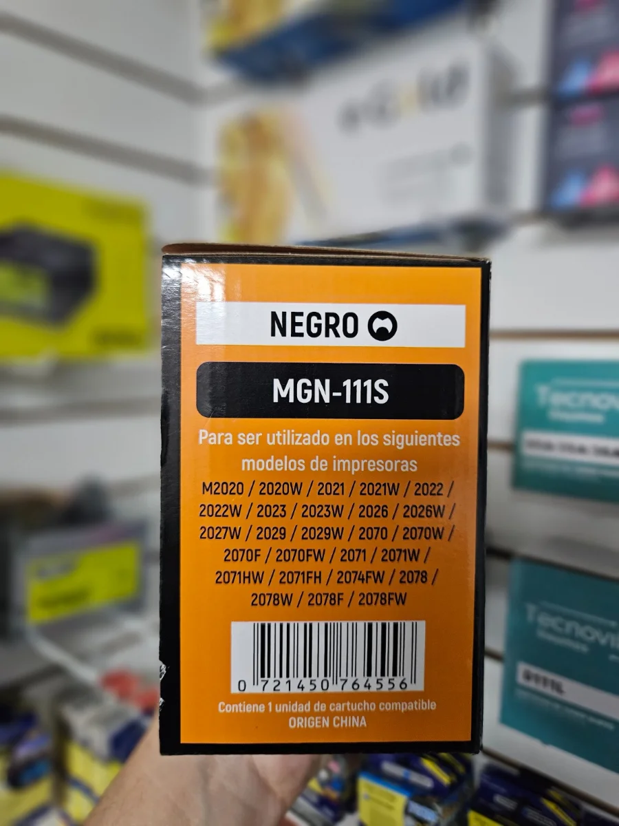 Tóner Negro Pacific Color MGN-111S