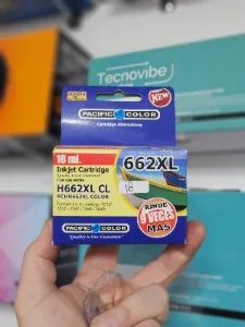Cartucho de Tinta Pacific Color HP 662 XL Negro