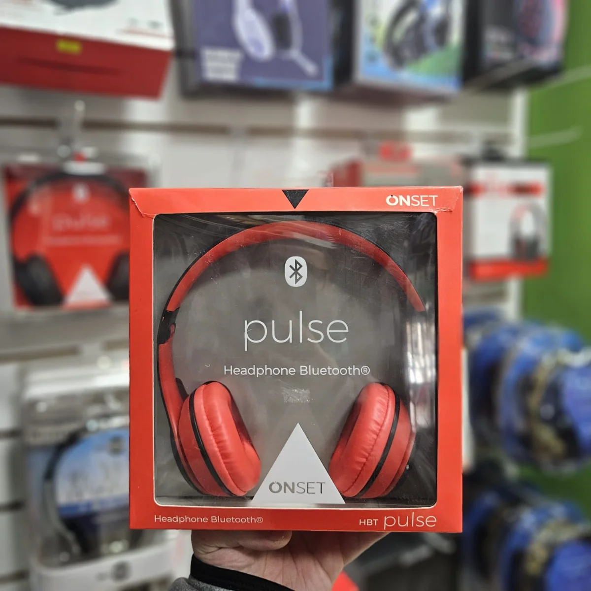 Auriculares Bluetooth Onset Pulse rojos