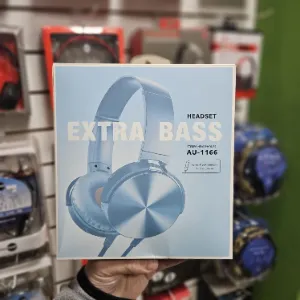 Auriculares Extra Bass AU-1166 azul