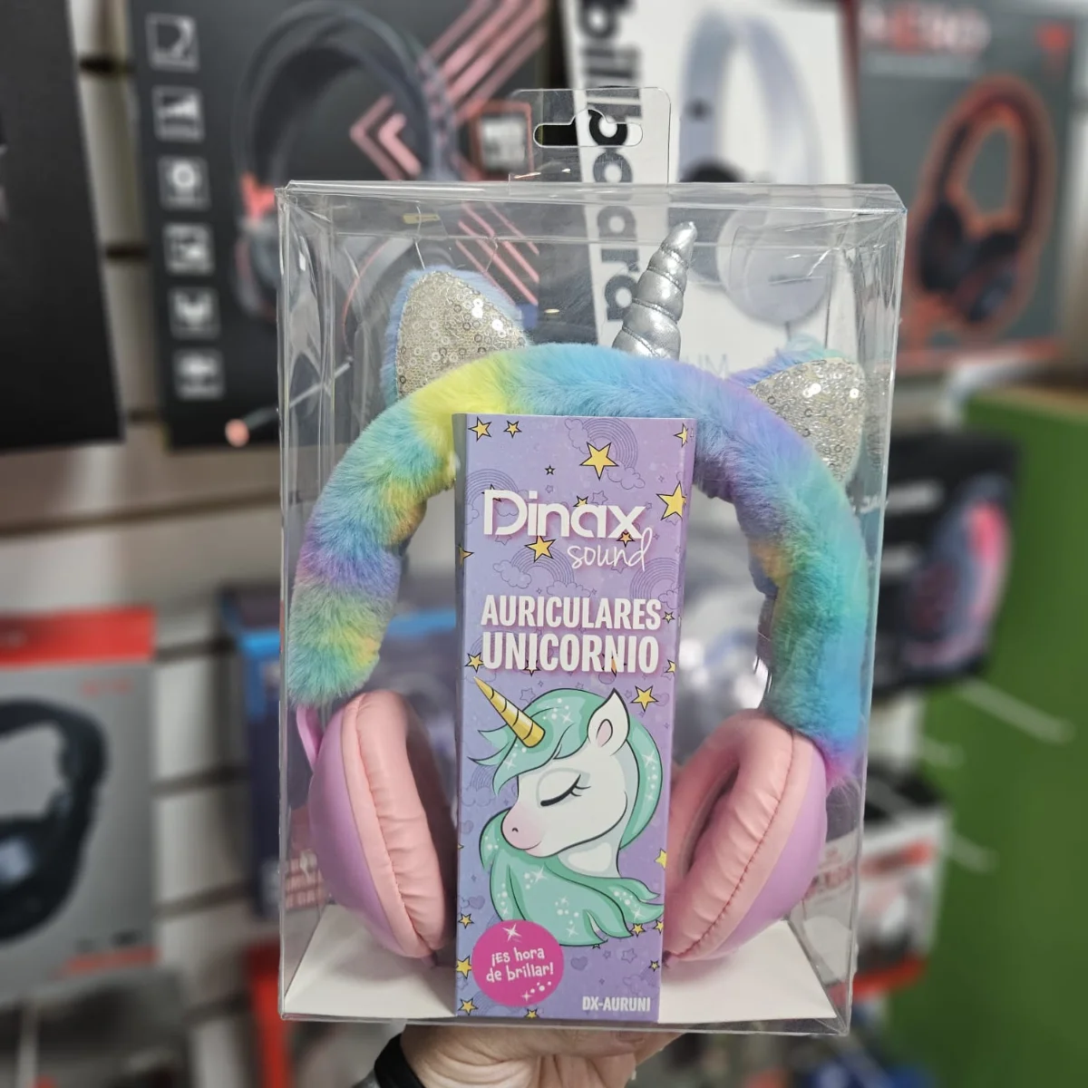 Auriculares infantiles Dinax diseño unicornio