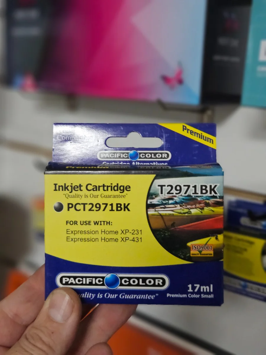 Cartucho de Tinta Pacific Color Epson T2971 BK Negro 17 ml