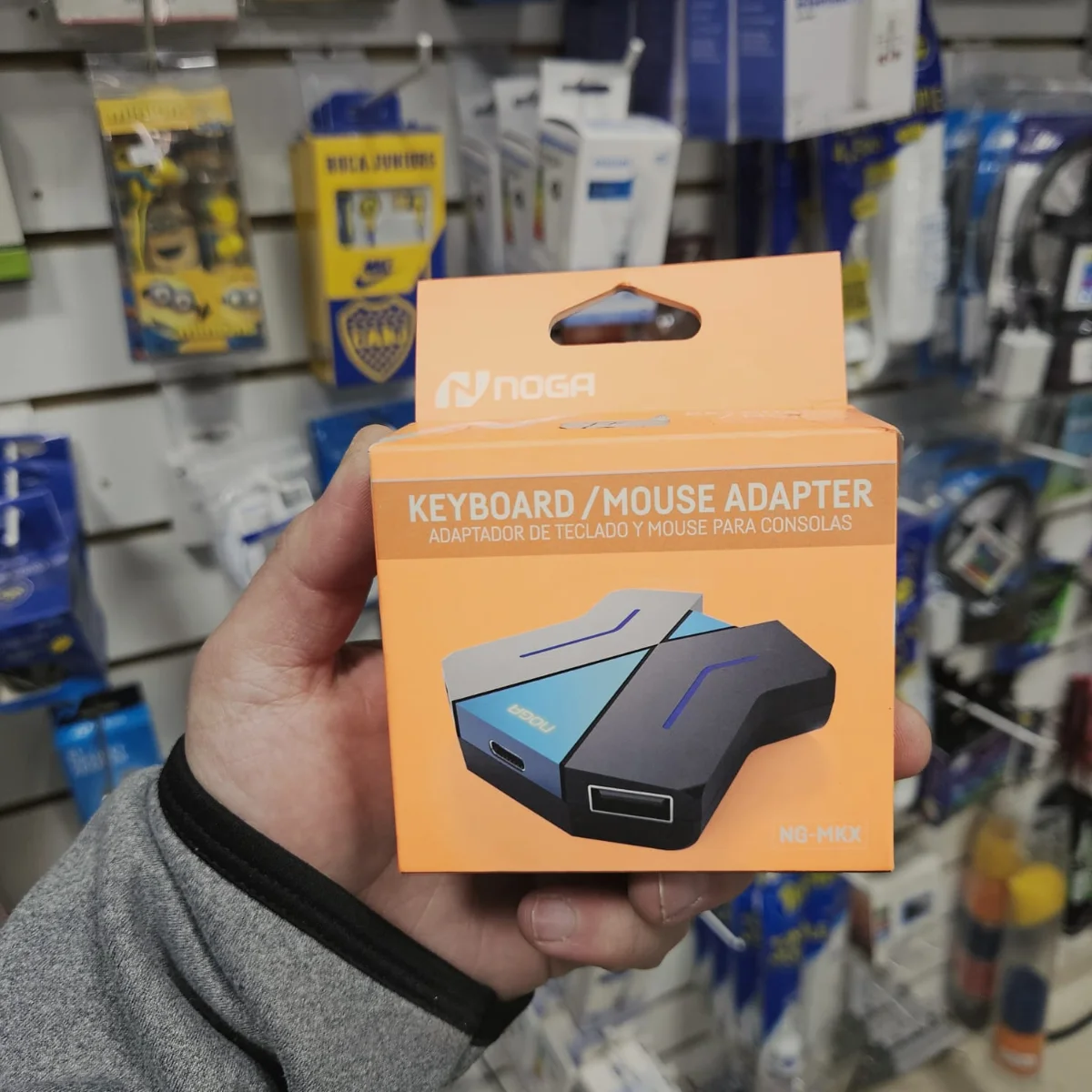 Adaptador de teclado y mouse Noga para consolas