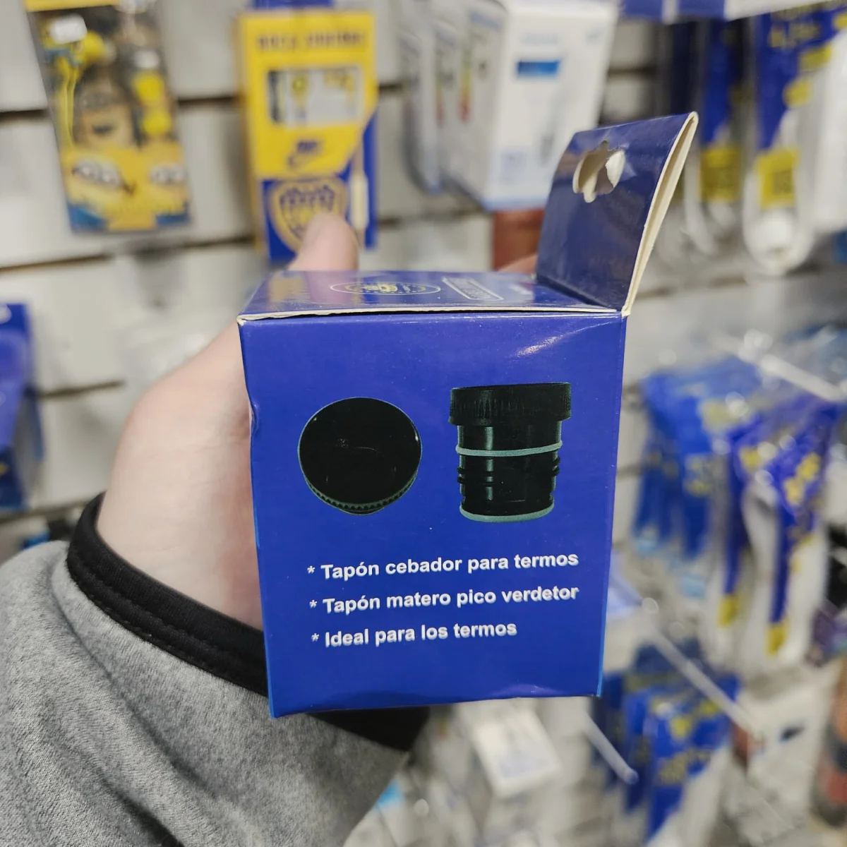Tapón cebador para termo