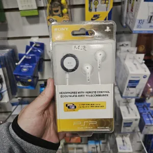 Auriculares con control remoto para PSP