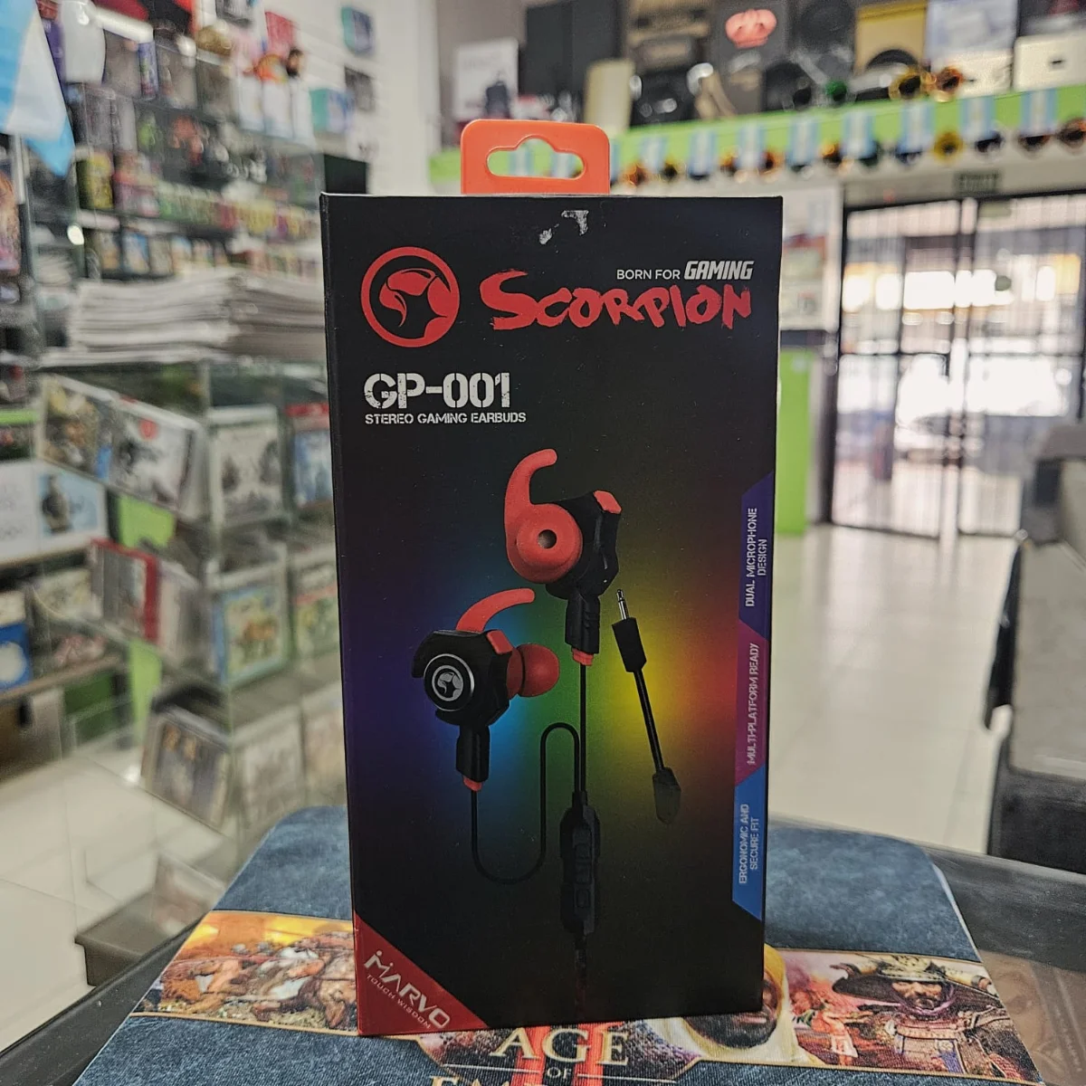 Auriculares gamer Scorpion GP-001
