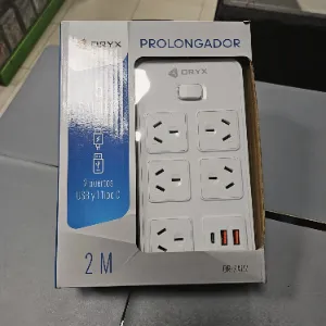 Zapatilla eléctrica Oryx 2 m con USB y USB-C
