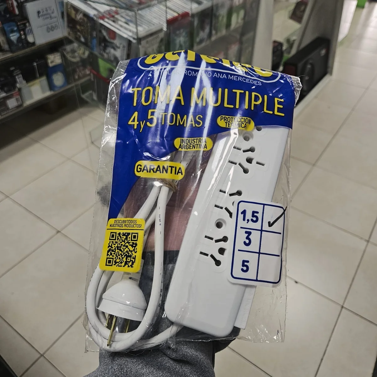 Zapatilla eléctrica Gerienec 1,5 m