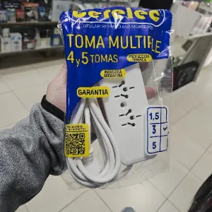 Zapatilla eléctrica Gerienec múltiple 1,5 m