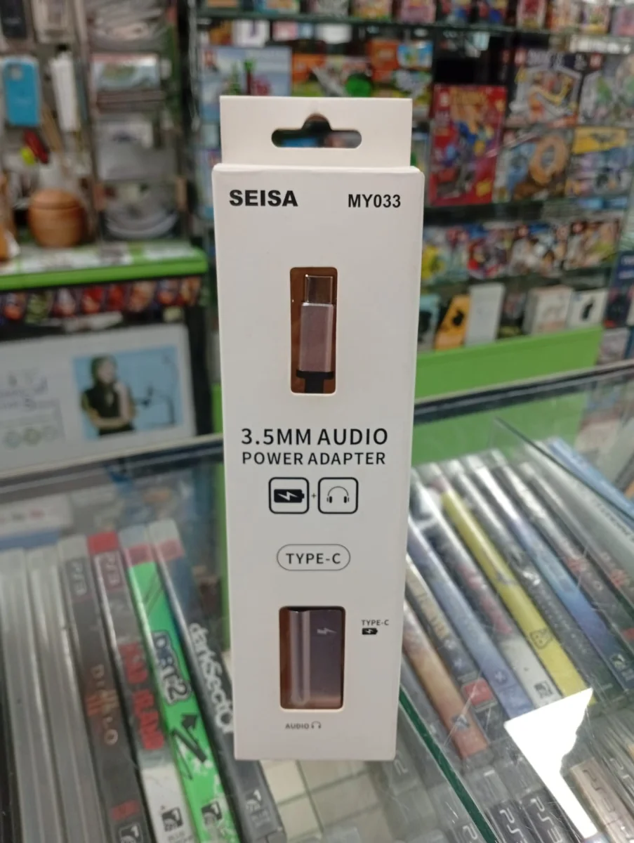 Adaptador de audio USB-C a 3,5 mm Seisa MY033