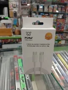 Cable USB-C a USB-C Tame 45 W de 1 m