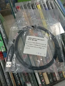 Cable USB-A a USB-B de carga y datos