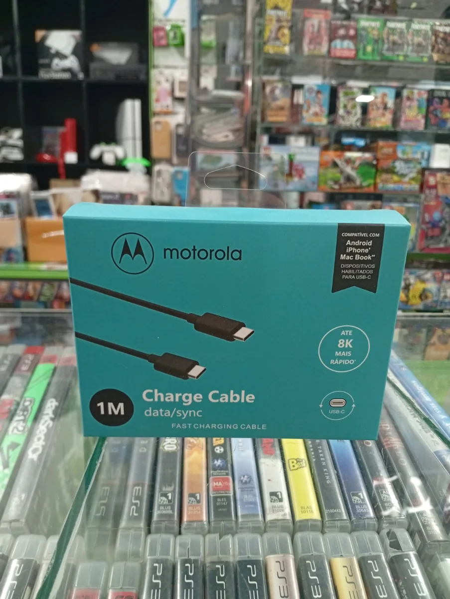 Cable USB-C Motorola de datos y sincronización 1 m