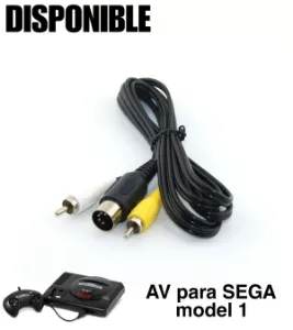 Cable de video RCA para consola sega