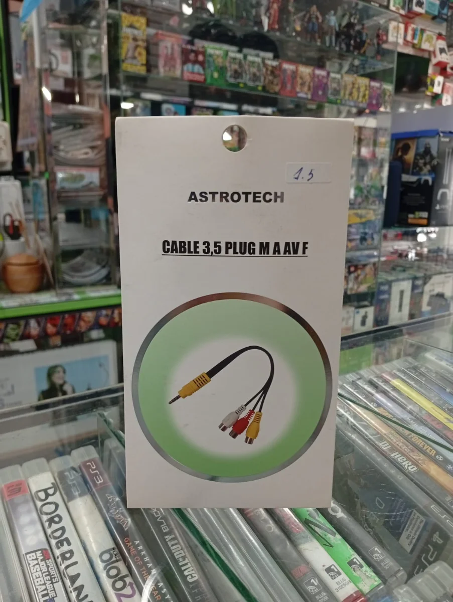 Cable Astrotech 3,5 mm macho a AV hembra — foto 1