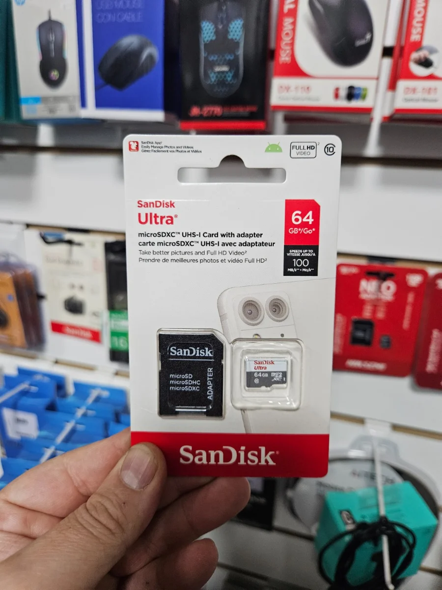 Tarjeta de Memoria SanDisk SD 64 GB