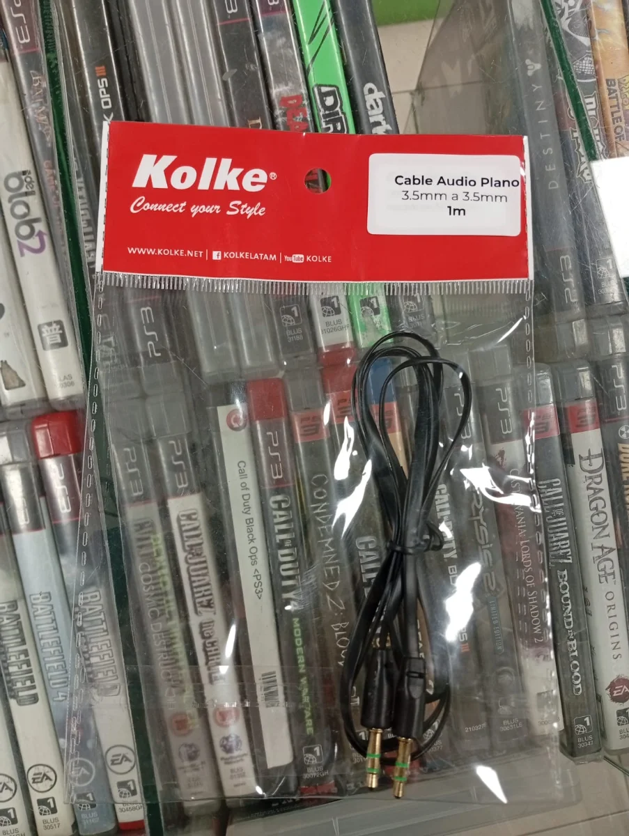 CABLE KOLKE PLUG3.5 A PLUG 3.5   -  1 MT - PLANO — foto 1