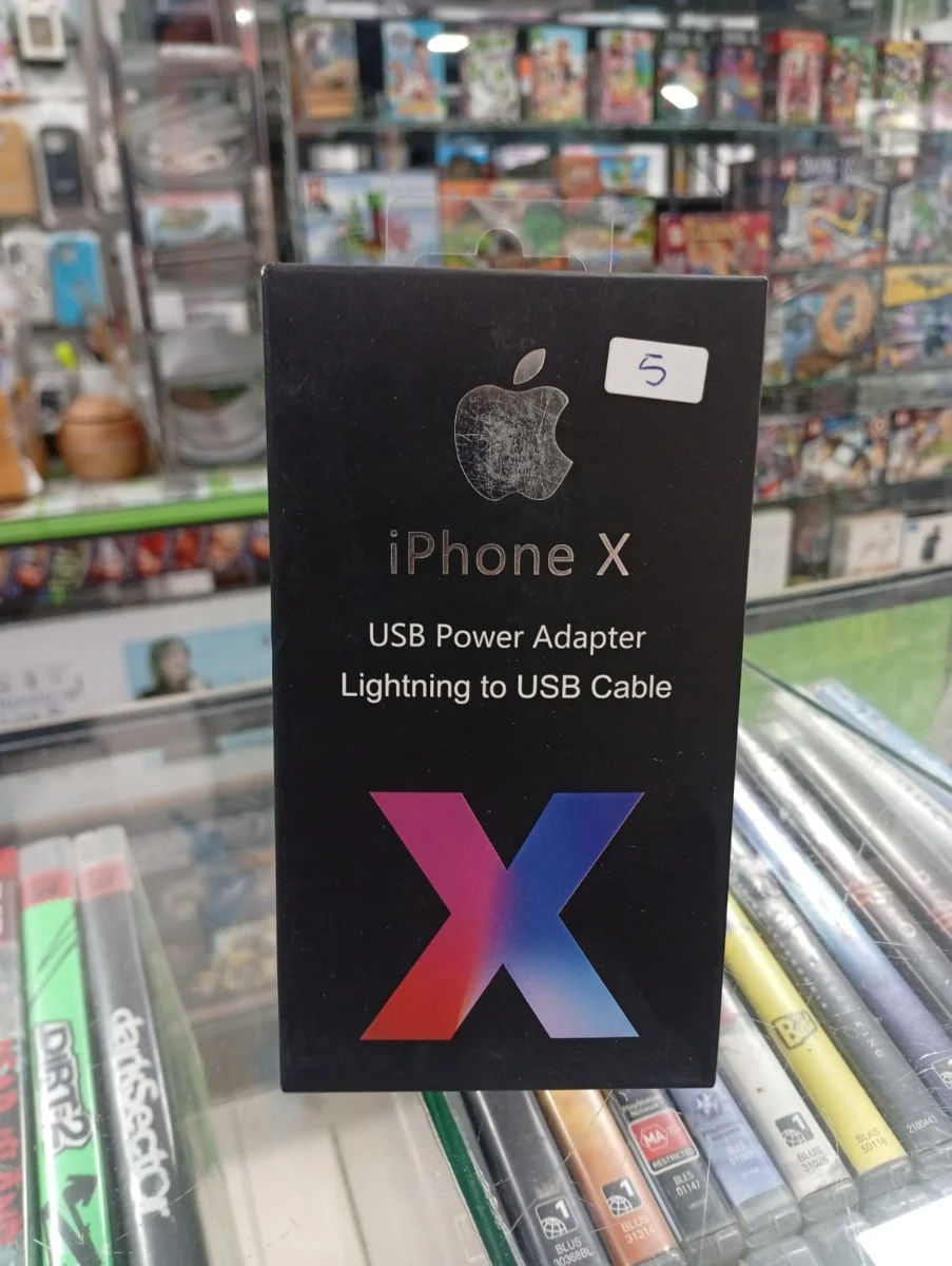 Cargador USB para iPhone X con cable Lightning