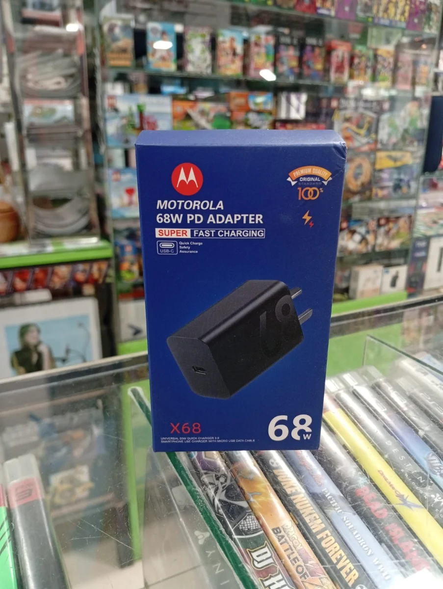 Cargador Motorola X68 PD de 68 W