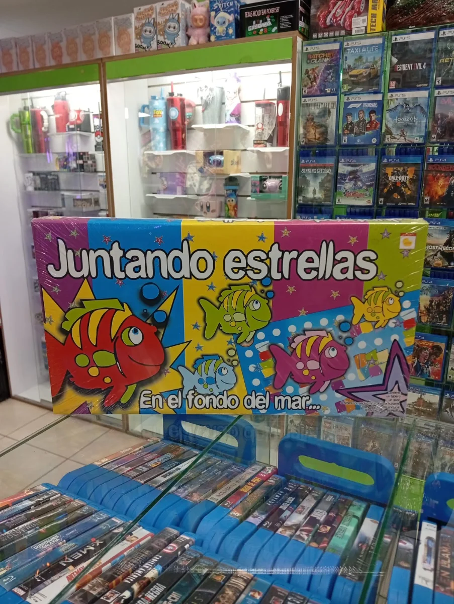 Juego de mesa Juntando estrellas en el fondo del mar