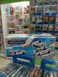 Auto robot transformable de policía