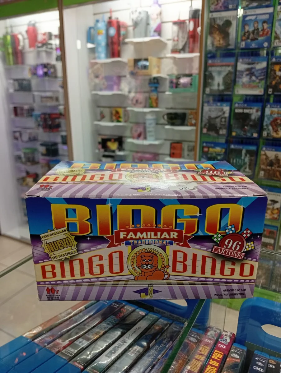 Bingo familiar de 90 bolillas