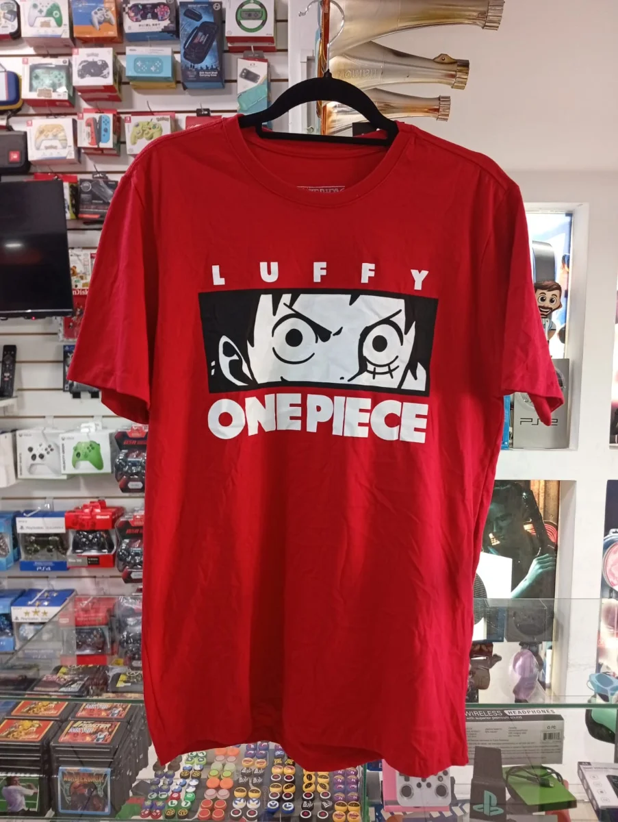 Remera roja Luffy One Piece