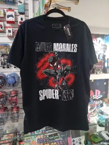 Remera negra Miles Morales Spider-Man