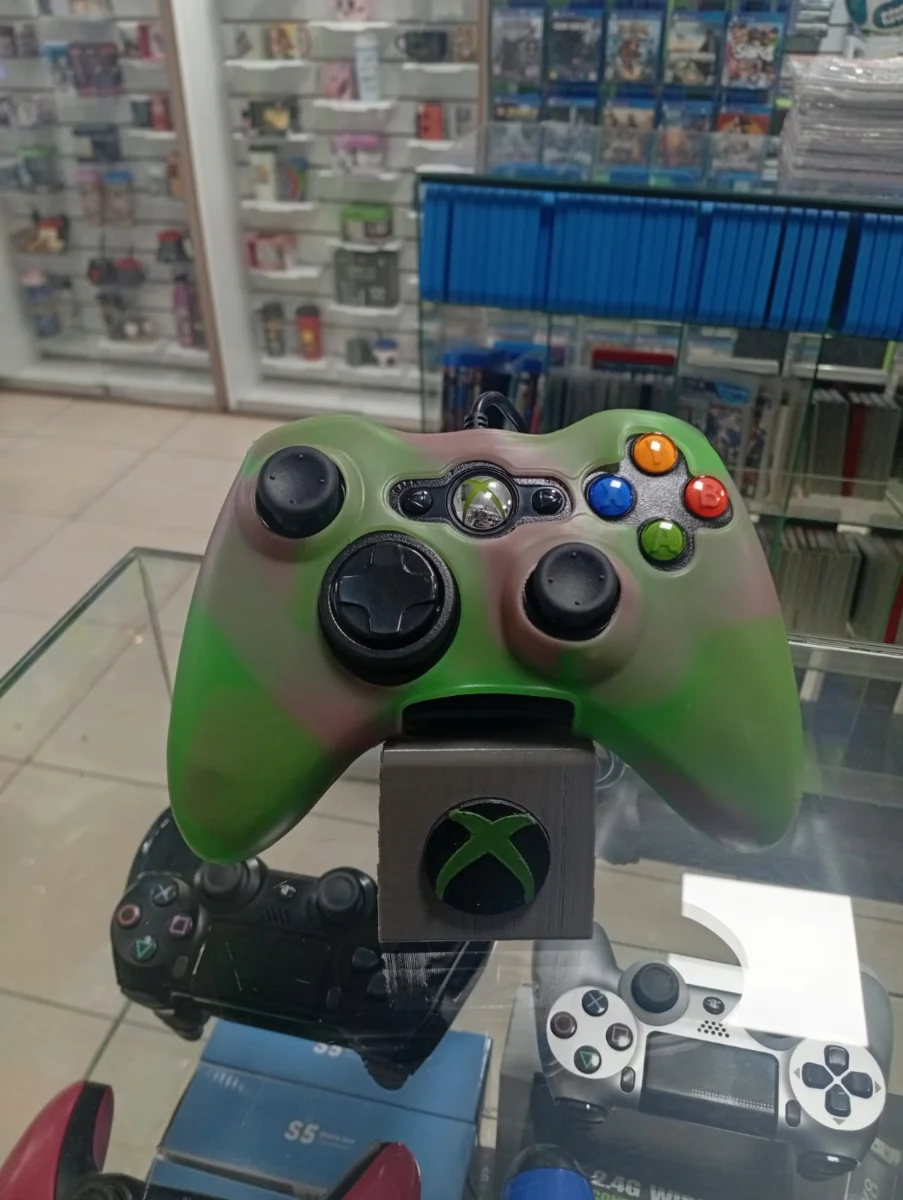 Funda protectora camuflada para joystick Xbox 360 verde