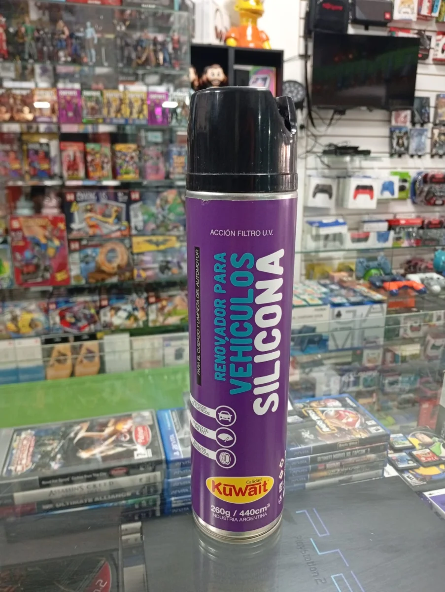 Silicona vehicular Kuwai en aerosol