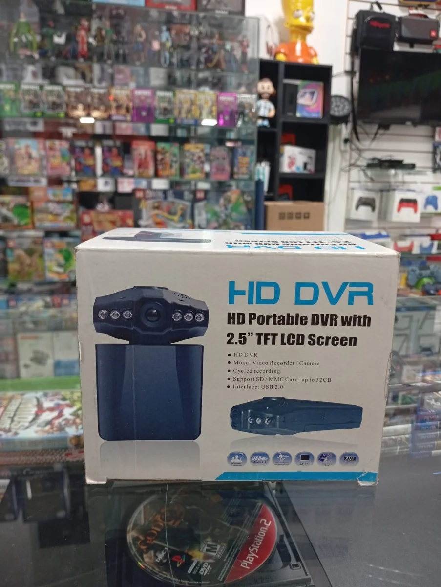 Cámara HD DVR portátil con pantalla de 2,5 pulgadas