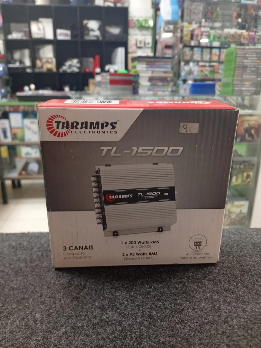 Amplificador Taramps TL-1500 de 3 canales