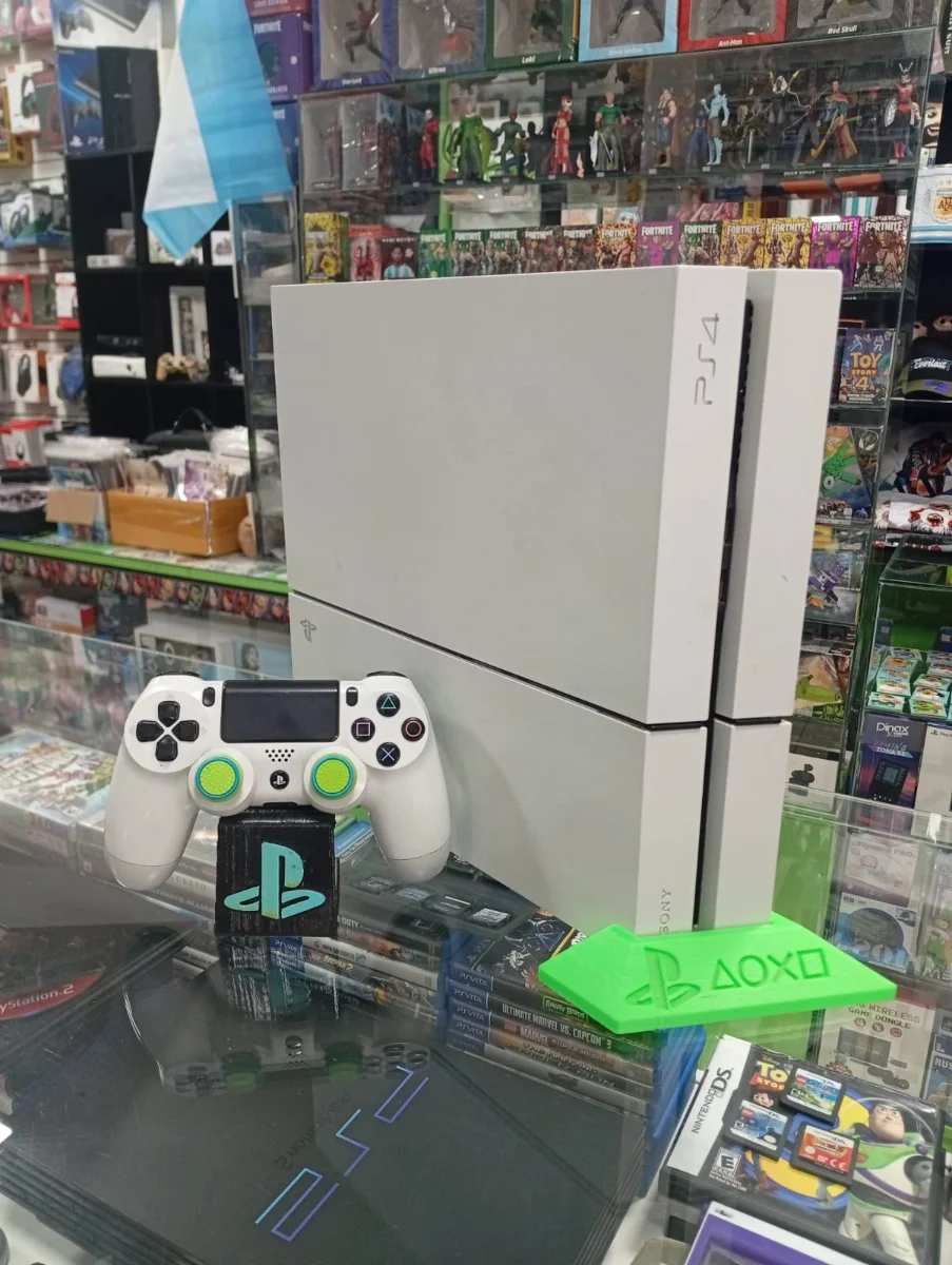 Consola PlayStation 4 Fat blanca con joystick — foto 1