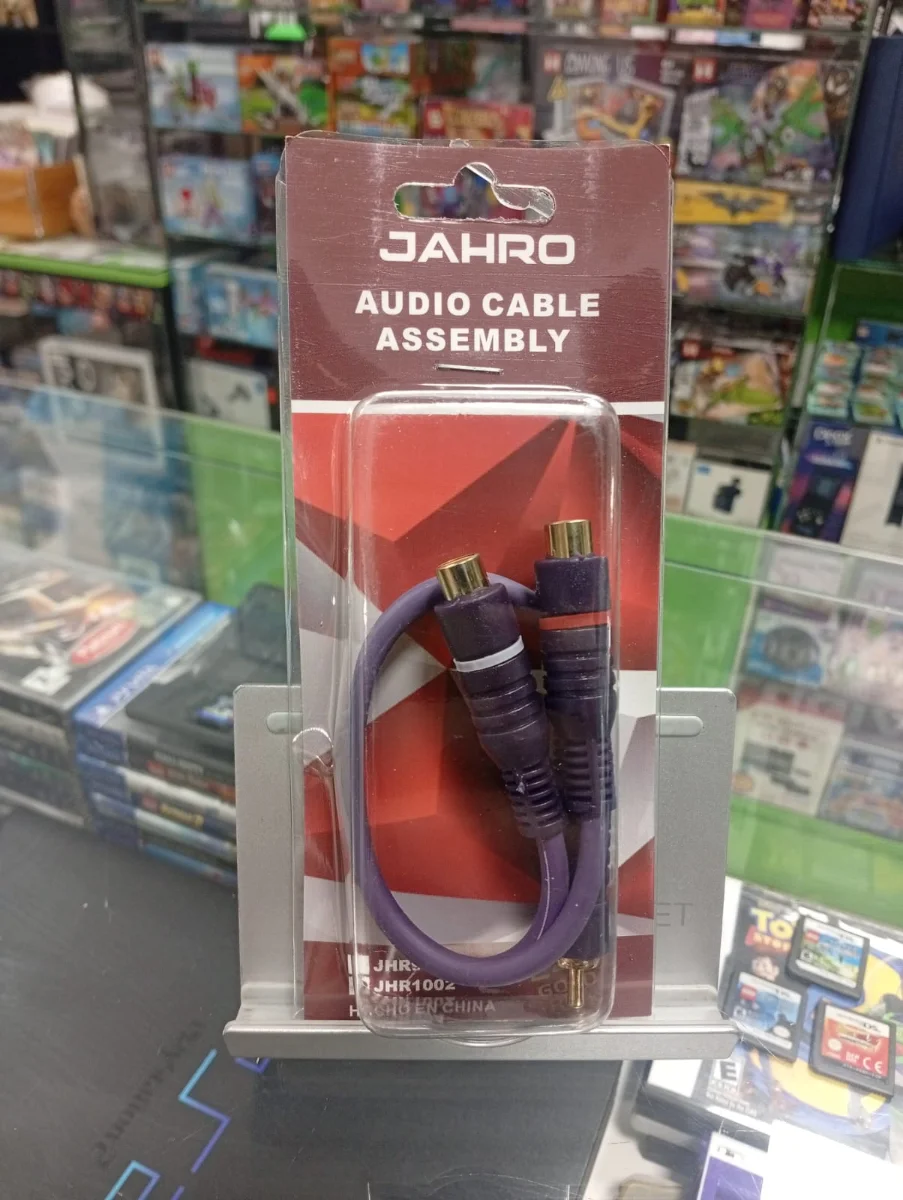 Cable divisor RCA Jahro JHR1002 de un macho a dos hembras
