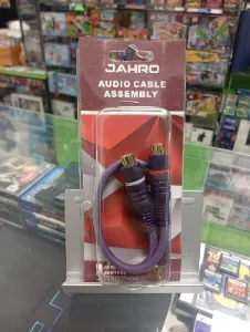 Cable divisor RCA Jahro JHR1002 de un macho a dos hembras