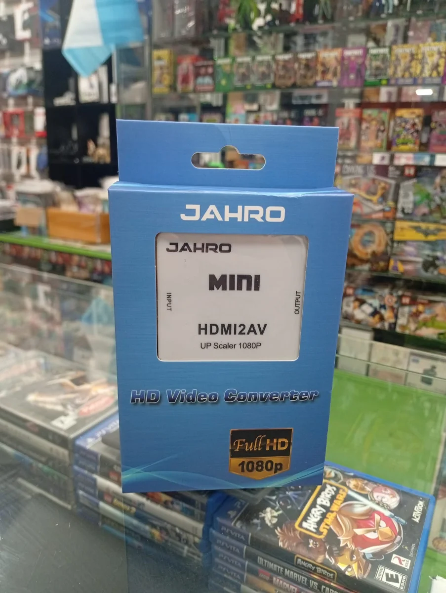 Conversor Jahro Mini HDMI a AV 1080p