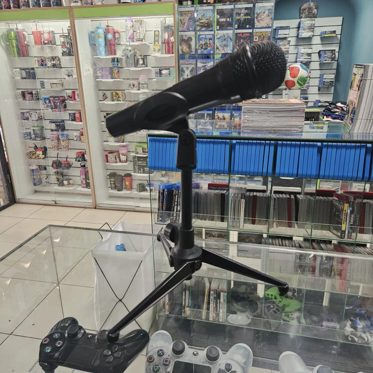 Soporte de Micrófono con pie para mesa