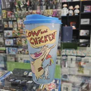 Vaso La Vaca y el Pollito con tapa para café
