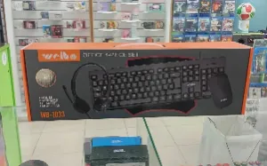 Combo de oficina teclado WB-1033 de 4 piezas