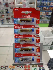 Pila alcalina Maxell AAA por unidad