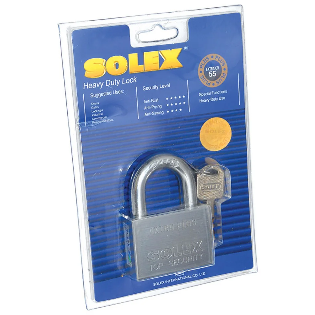 Candados reforzados Solix pack de 2